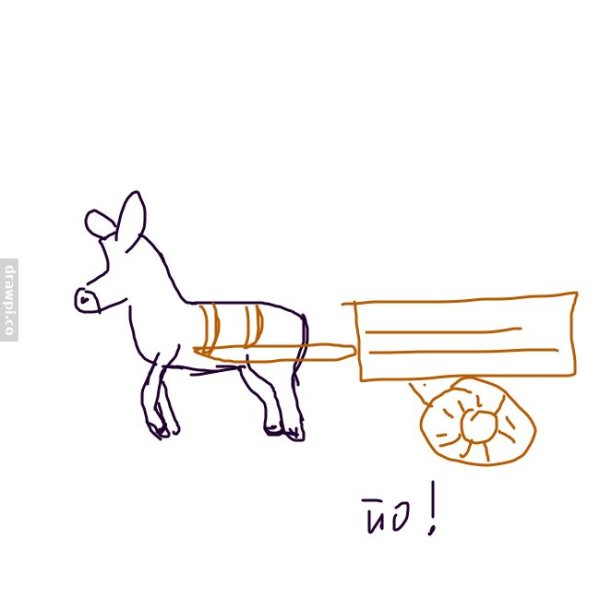 Поэтапное рисование телеги