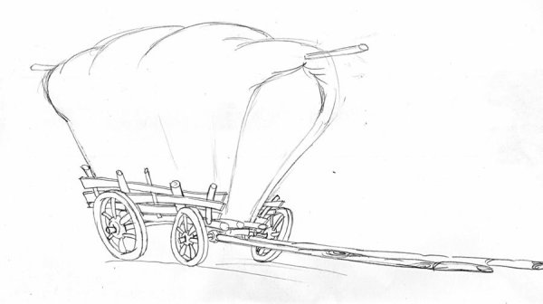 Цыганская Кибитка рисунок