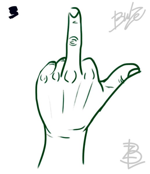 Фак рисунок карандашом