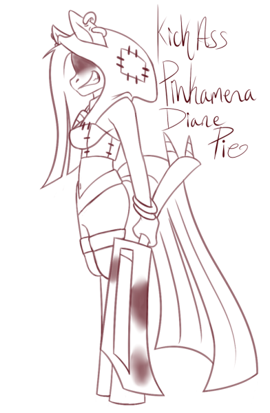 Пинкамина рисунки карандашом