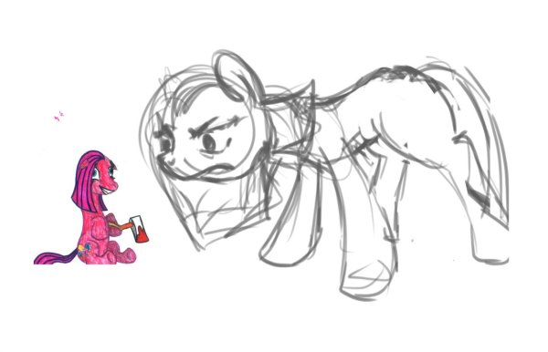 Пинкамина Диана Пай раскраска