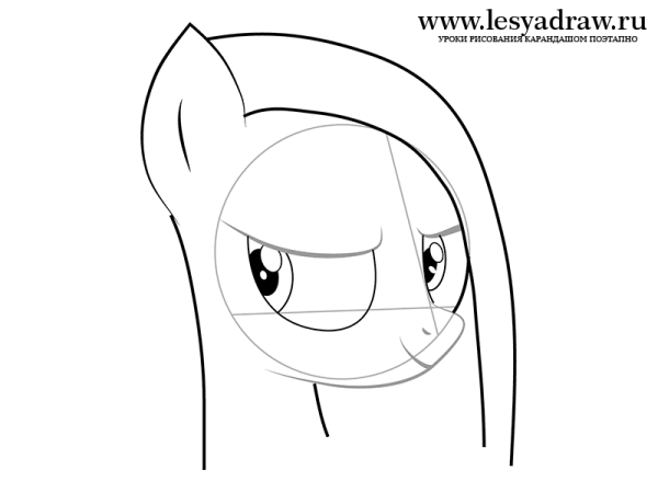 Референс пони для рисования