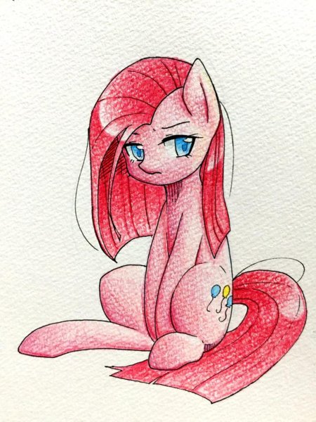 Пинкамина рисунки карандашом