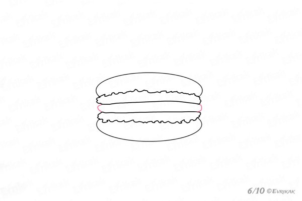 Макаруны раскраска