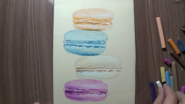 Нарисованные макаруны