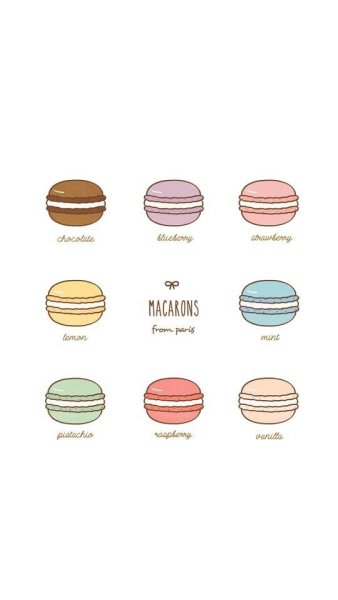 Лёгкие рисунки макаруны