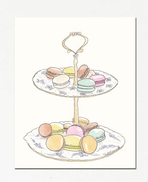 Макарун рисунок