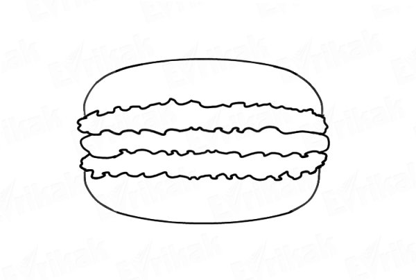 Макаруны раскраска