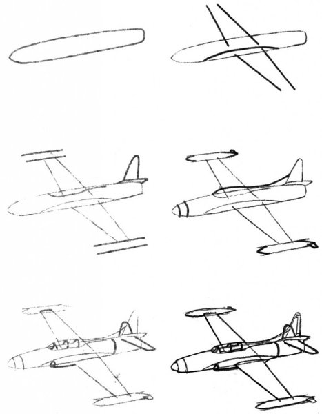 Самолет для рисования