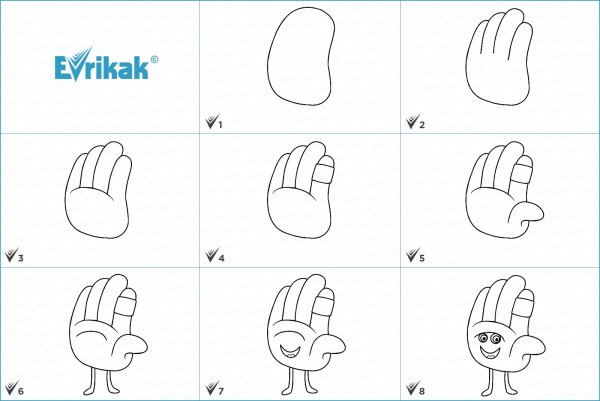 Рисунки ЭМОДЖИ поэтапно