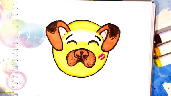 ЭМОДЖИ пошагово рисовать