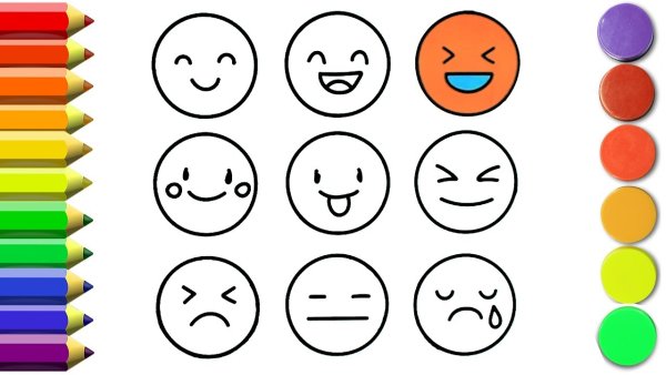 Emotions drawing for Kids