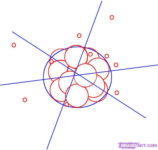 Атом срисовать