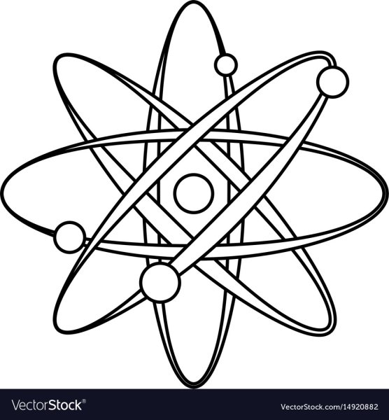 Раскраска атом