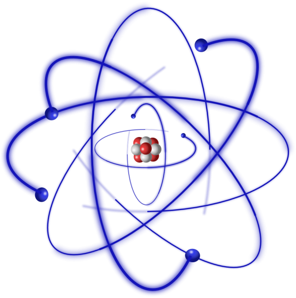 Атом на прозрачном фоне