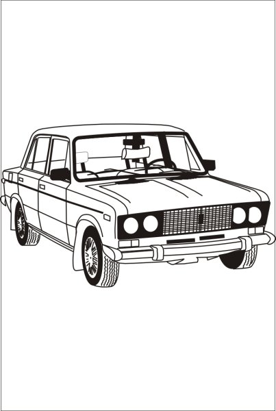 Жигули разукрашка ВАЗ 2107