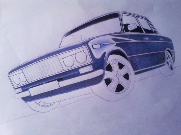 ВАЗ 2106 для рисования