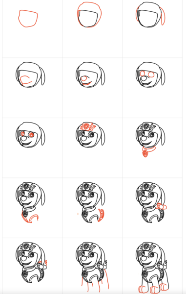 Маска трекера Щенячий патруль