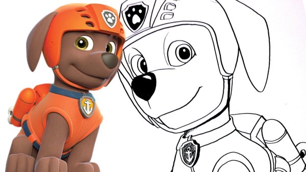 Щенячий патруль пошагово