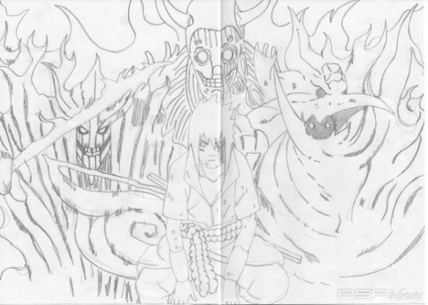 Сусано Саске рисунок