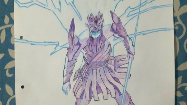 Саске с Сусано для срисовки