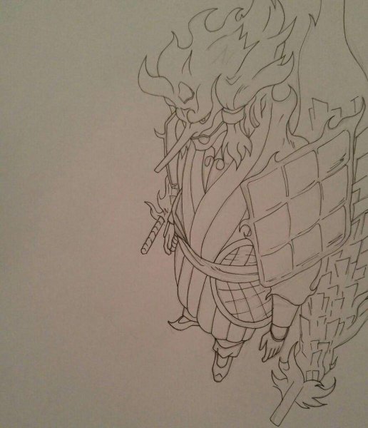 Мадара Учиха контур