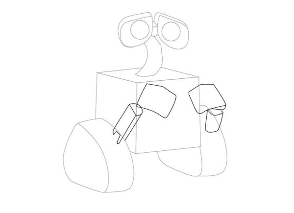 Нарисовать Валли поэтапно карандашом