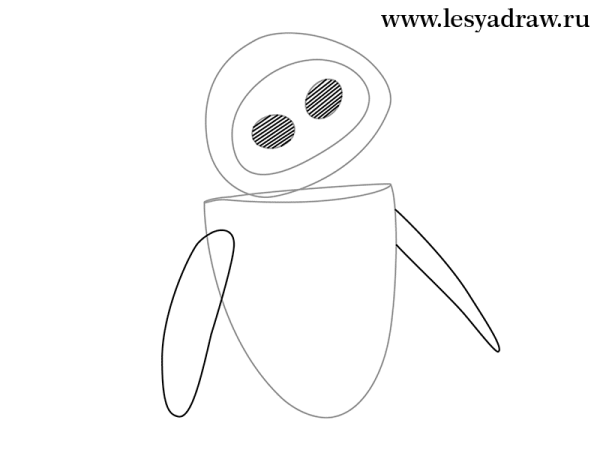 Рисунки карандашом для начинающих Валли