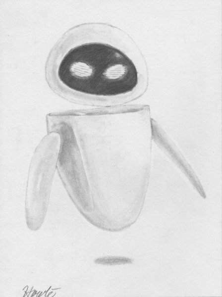 Ева из мультика Валли рисунок