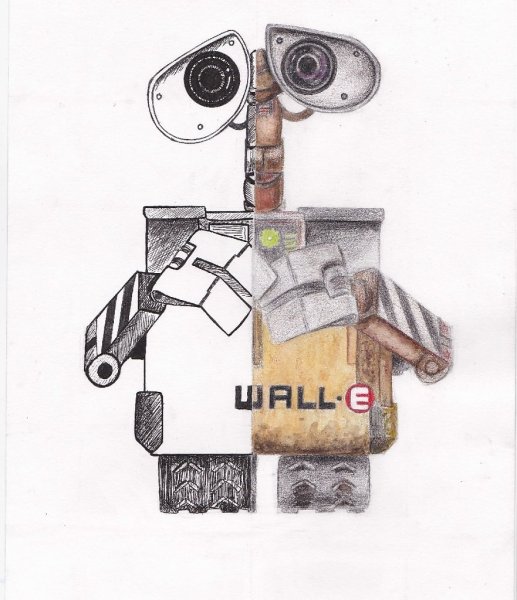 Валли карандашом