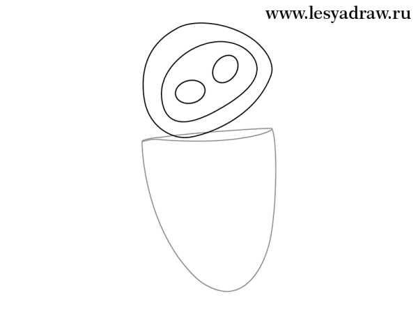 Ева робот рисунок