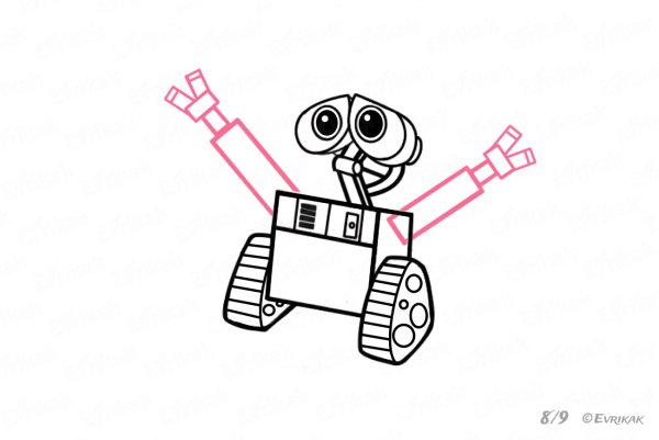 Валли карандашом