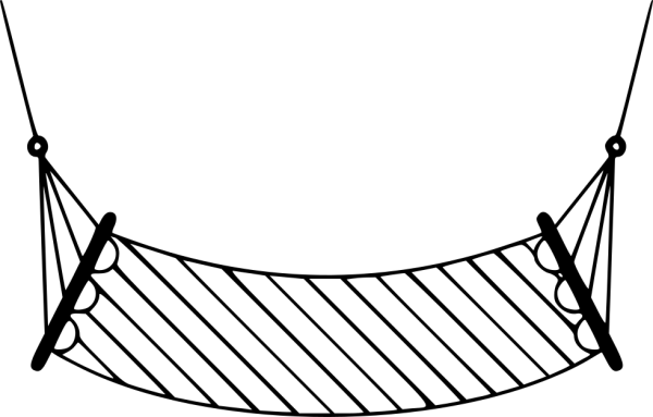 Гамак раскраска для детей