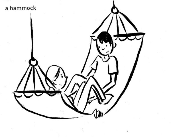 Гамак рисунок для детей