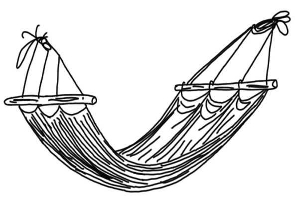 Гамак раскраска