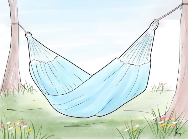 Нарисовать гамак