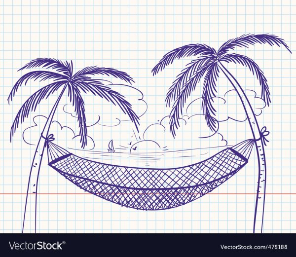 Гамак рисунок