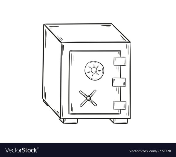 Сейф раскраска для детей