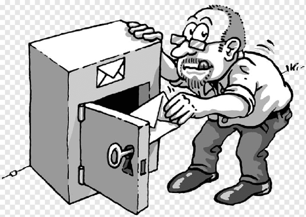 Сейф нарисованный