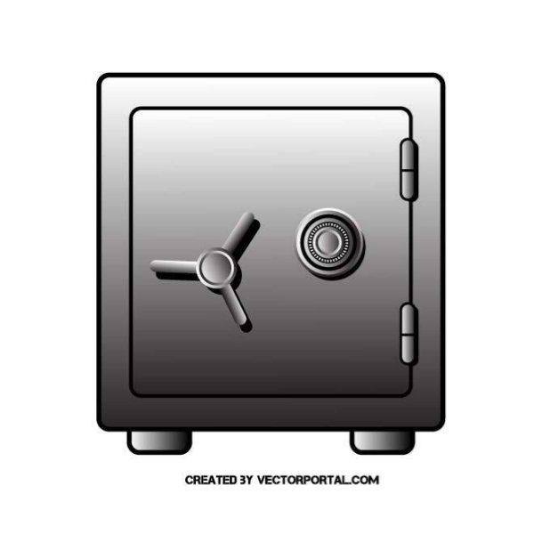 Векторное изображение сейф