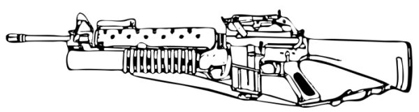 Раскраска гранатомет