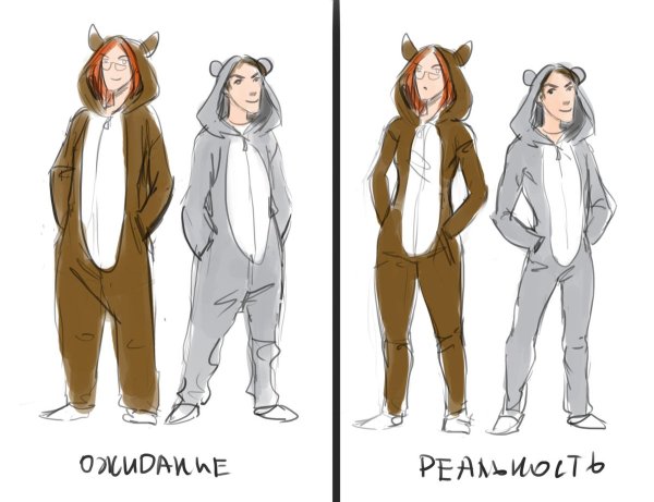 Референсы людей в кигуруми