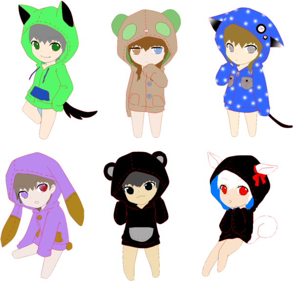 Милые стили для рисования Чиби