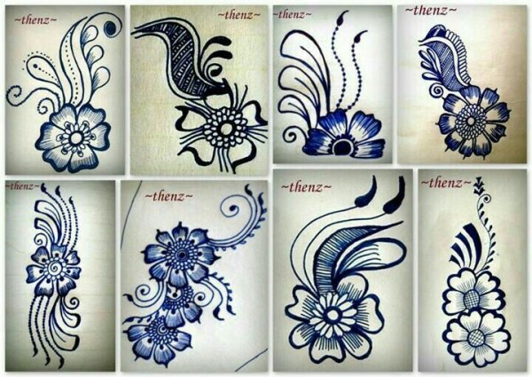 Мехенди для начинающих как рисовать пошагово