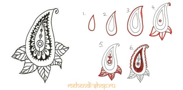 Мехенди эскизы для начинающих браслет
