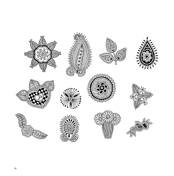 Рисунки хной на руке пошагово