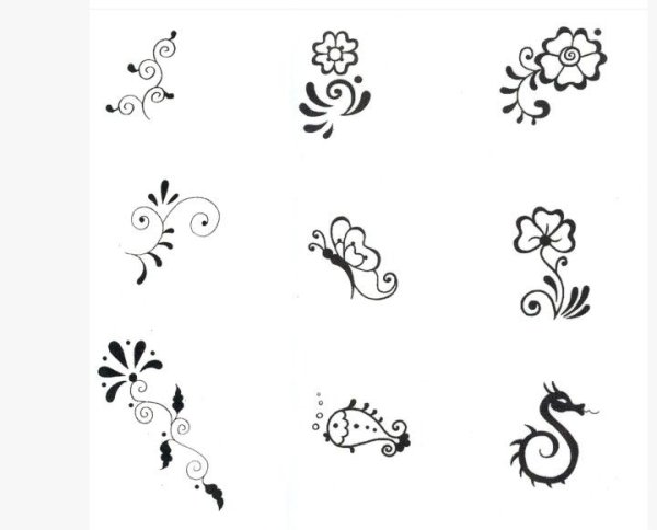 Арабское мехенди эскизы