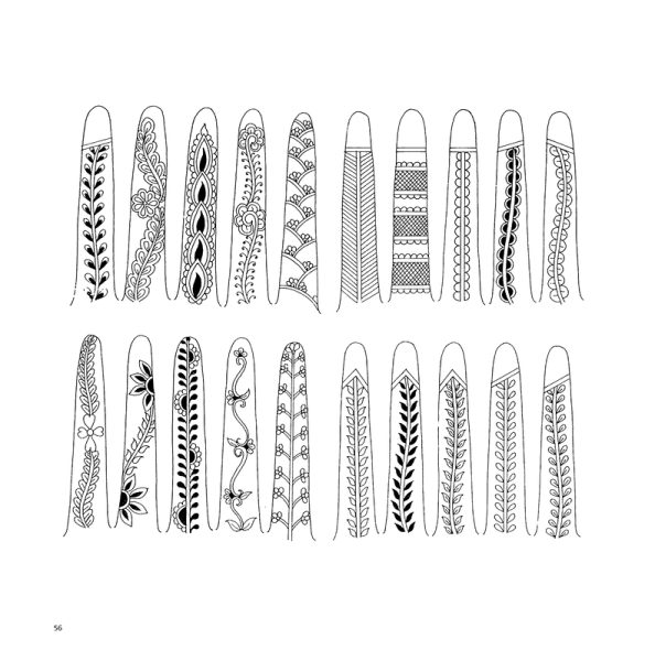 Мехенди простые узоры