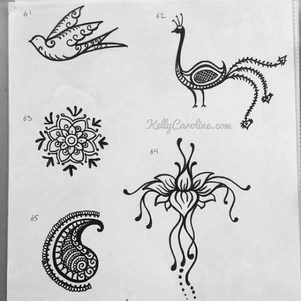 Орнаменты для рисования простые