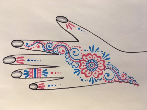 Мехенди пейсли